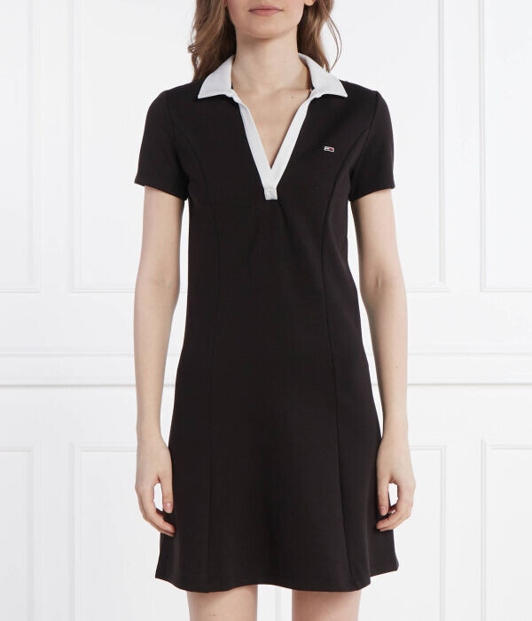 Платье-поло женское Tommy Jeans с окантовкой ворота, черный
Платье-поло женское Tommy Jeans с окантовкой ворота, черный