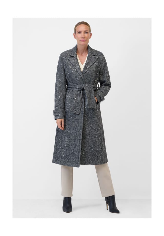 Элегантное пальто Dafne с мерцающими пайетками Ricano, серый
Элегантное пальто Dafne с мерцающими пайетками Ricano, серый