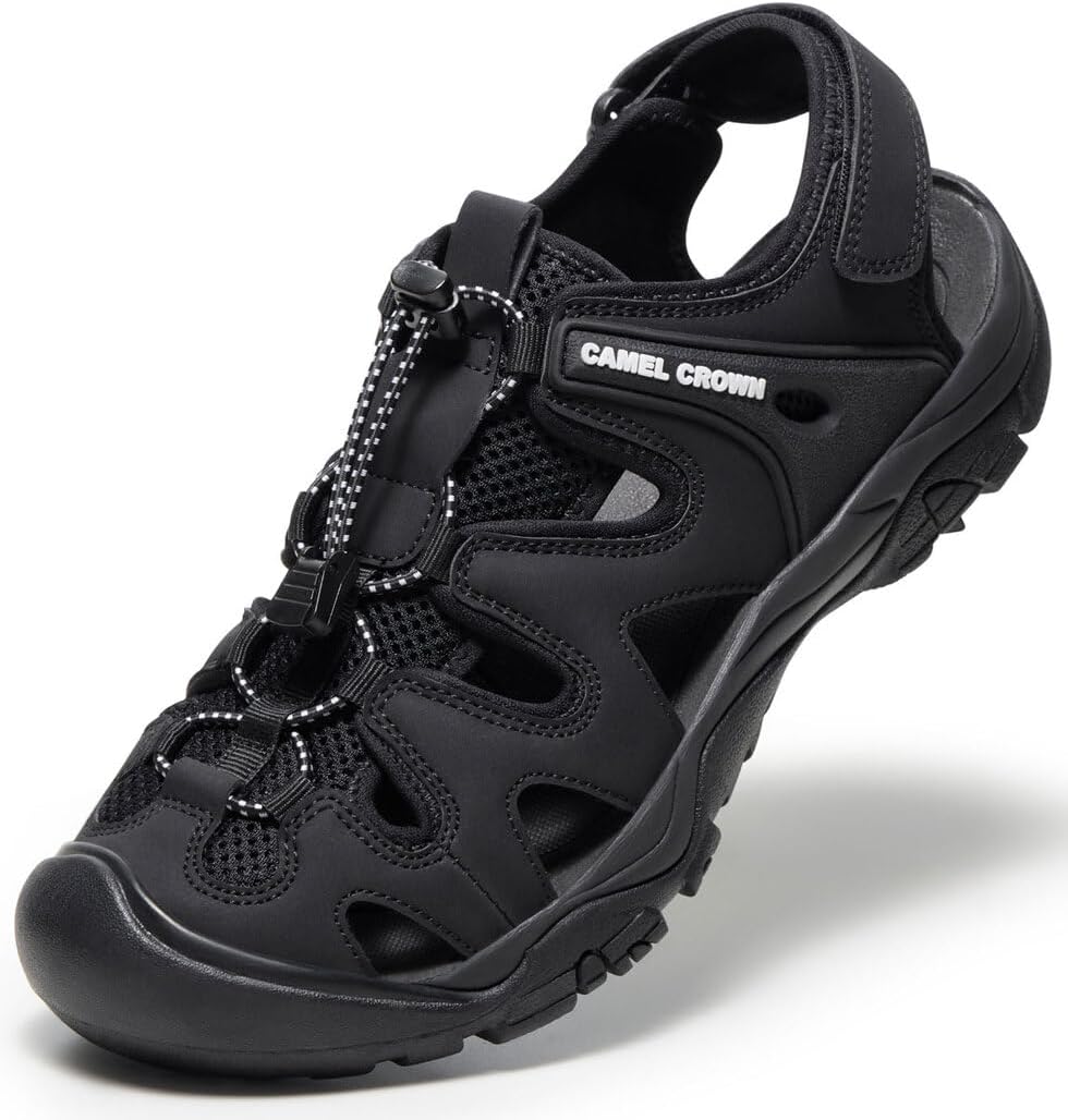 Мужские удобные летние сандалии CAMEL CROWN, дышащие пляжные сандалии, регулируемые, для активного отдыха на улице, походов, спортивные сандалии для воды и путешествий, черный
Мужские удобные летние сандалии CAMEL CROWN, дышащие пляжные сандалии, регулируемые, для активного отдыха на улице, походов, спортивные сандалии для воды и путешествий, черный
