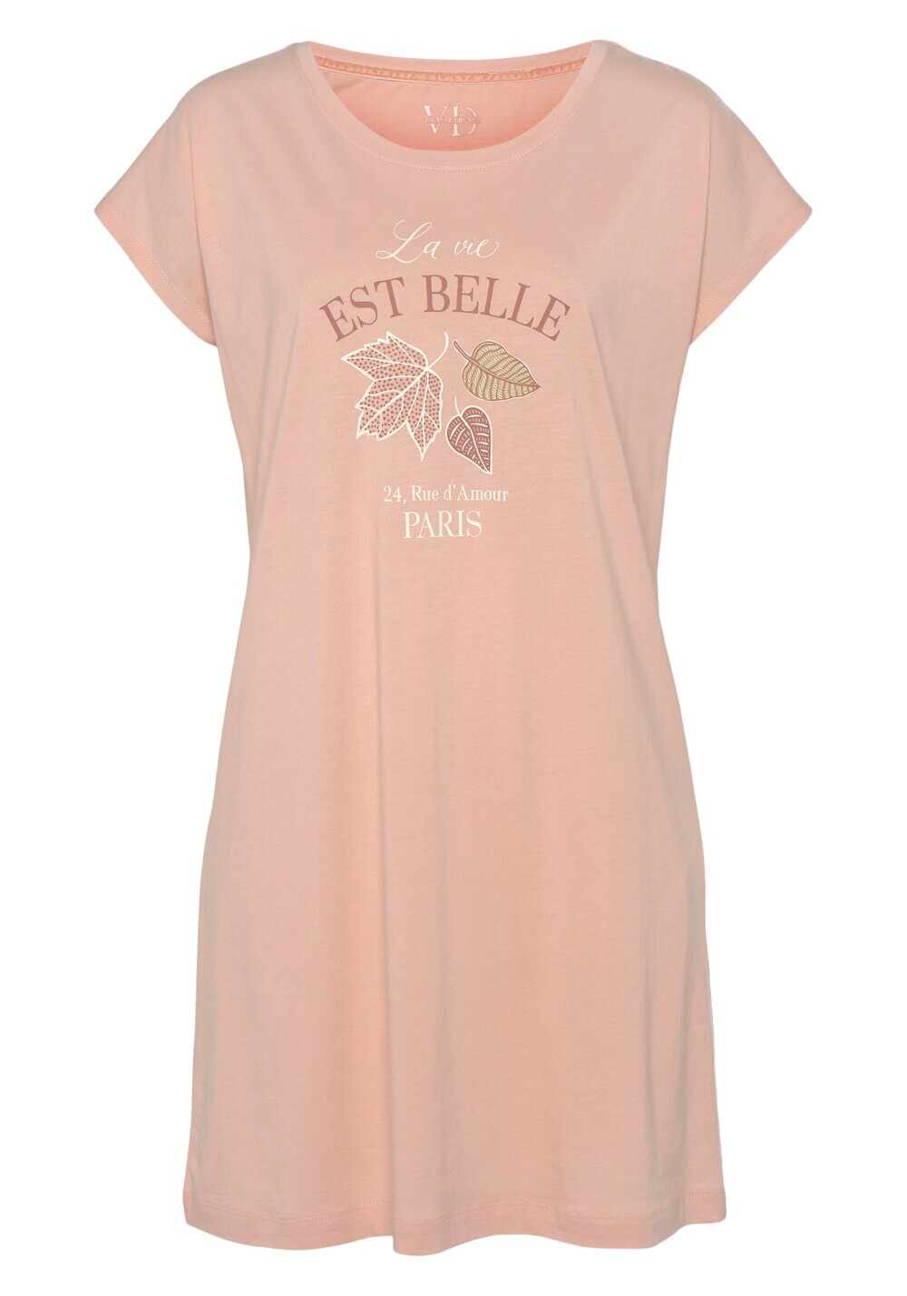 Пижамная рубашка Vivance, абрикос
Пижамная рубашка Vivance, абрикос