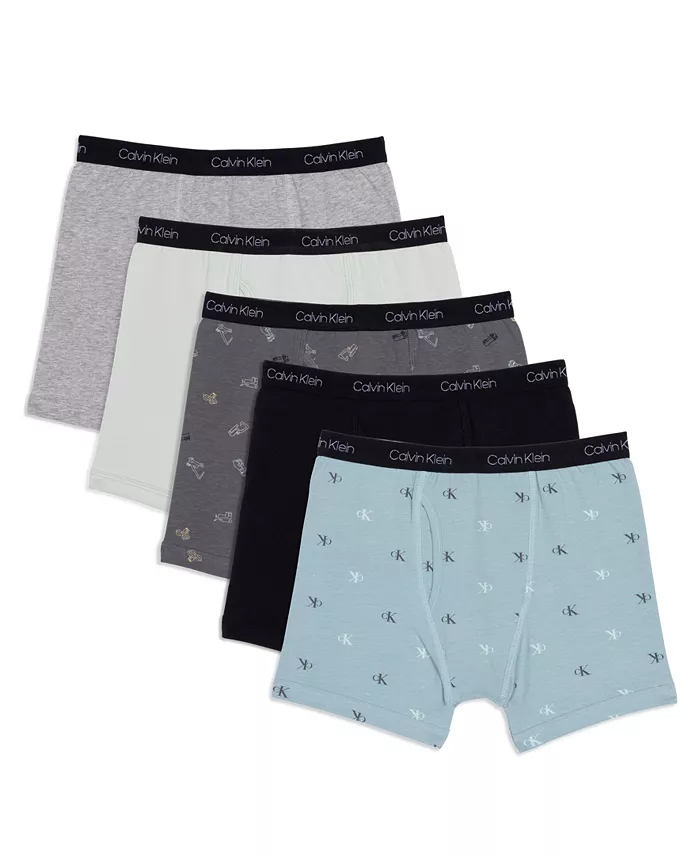 Мальчиковые стрейч-боксеры 8-20, набор из 5 штук Calvin Klein
Мальчиковые стрейч-боксеры 8-20, набор из 5 штук Calvin Klein