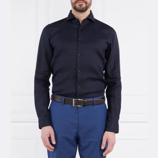 Льняная рубашка узкого кроя Joop!, синий
Льняная рубашка узкого кроя Joop!, синий