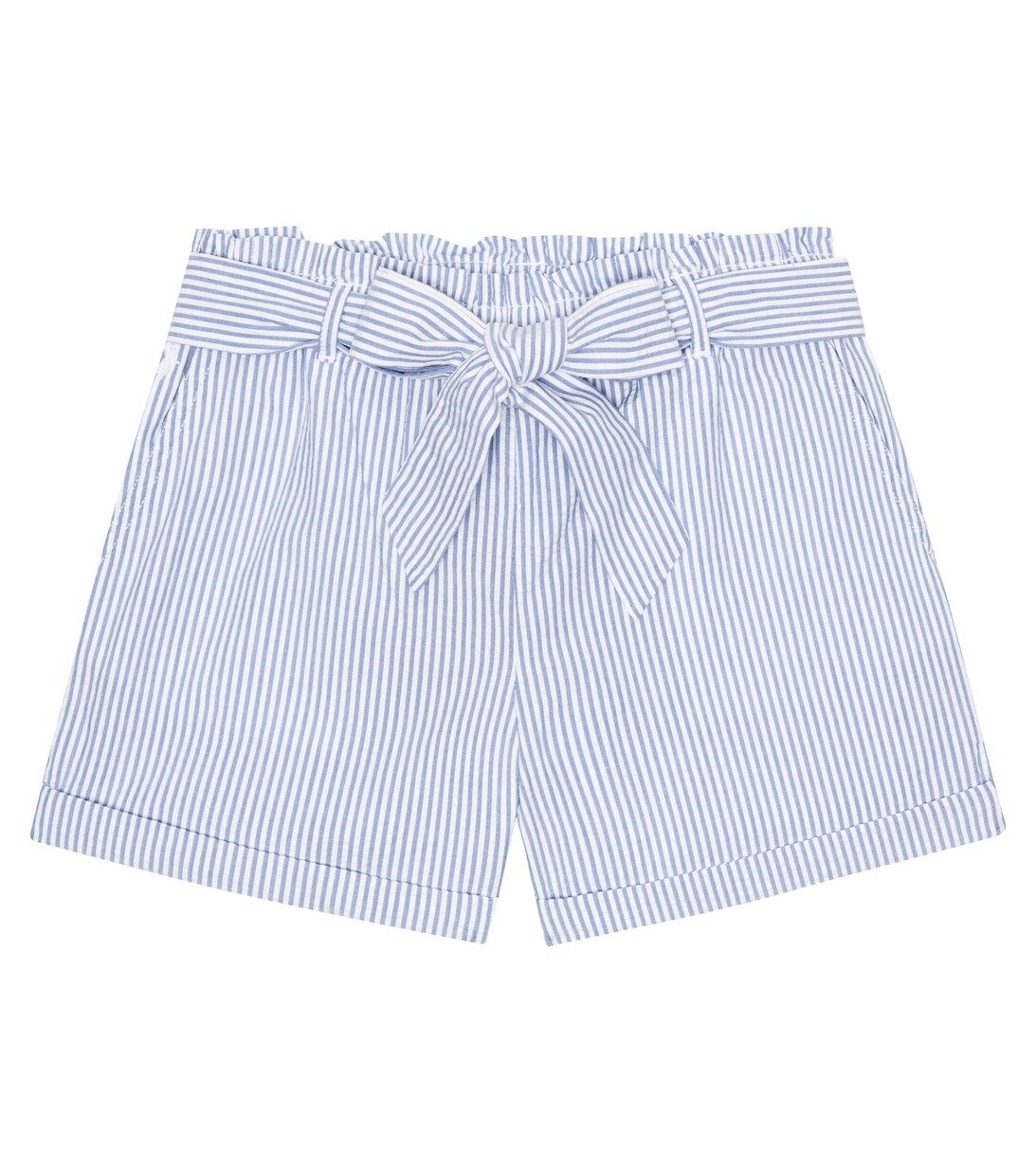 Полосатые шорты из хлопка сирсакер Polo Ralph Lauren, синий
Полосатые шорты из хлопка сирсакер Polo Ralph Lauren, синий
