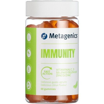 Metagenics Gummies Immunity Быстродействующая добавка со вкусом мандарина, 60 жевательных таблеток
Metagenics Gummies Immunity Быстродействующая добавка со вкусом мандарина, 60 жевательных таблеток