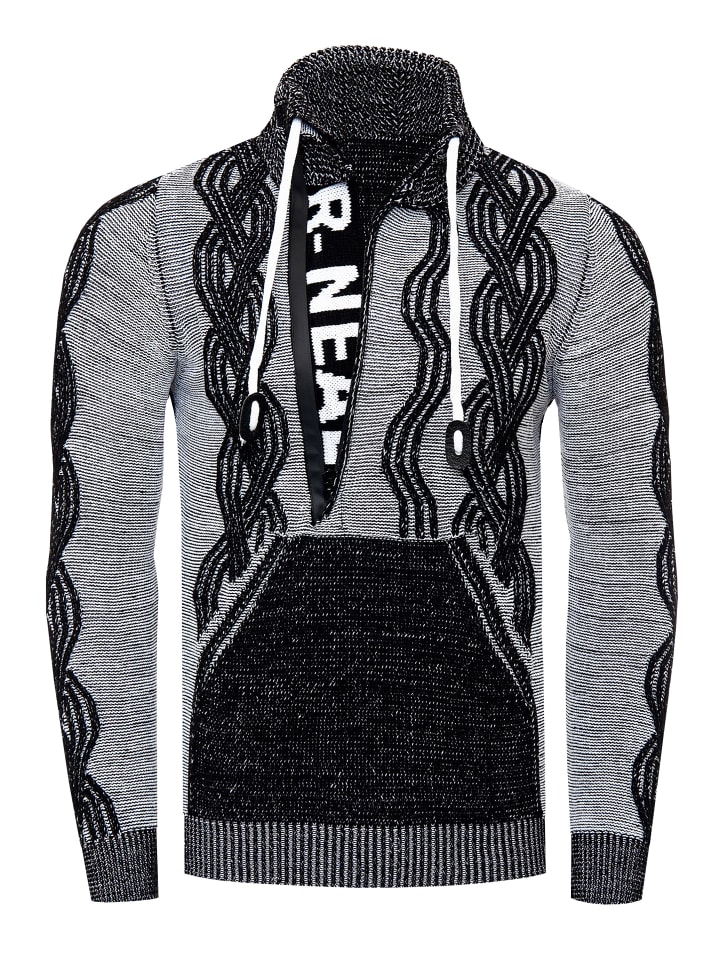 Rusty Neal Пуловер с застежкой-молнией до середины груди, контрастного дизайна, черного цвета
Rusty Neal Пуловер с застежкой-молнией до середины груди, контрастного дизайна, черного цвета