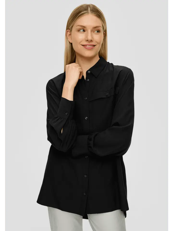 Блуза sOliver langarm, черный
Блуза sOliver langarm, черный