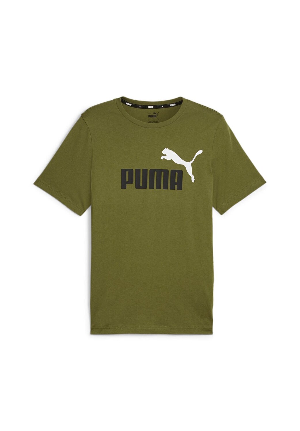 Мужская футболка — ESS+ Essentials 2 Col Logo Tee, круглый вырез, короткий рукав, однотонная PUMA, оливковый
Мужская футболка — ESS+ Essentials 2 Col Logo Tee, круглый вырез, короткий рукав, однотонная PUMA, оливковый