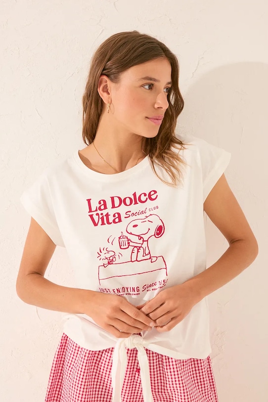 Хлопковая футболка Women'Secret, белый
Хлопковая футболка Women'Secret, белый