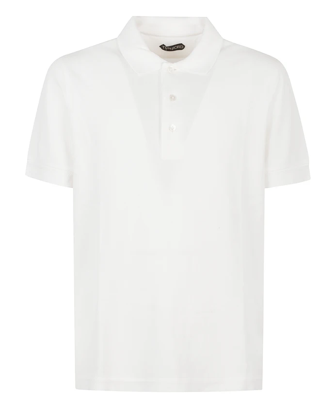 Белая рубашка-поло с короткими рукавами Tom Ford, белый
Белая рубашка-поло с короткими рукавами Tom Ford, белый