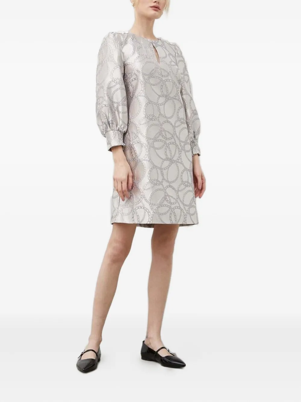 Платье мини с объемными рукавами и принтом Bruuns Bazaar, серый
Платье мини с объемными рукавами и принтом Bruuns Bazaar, серый