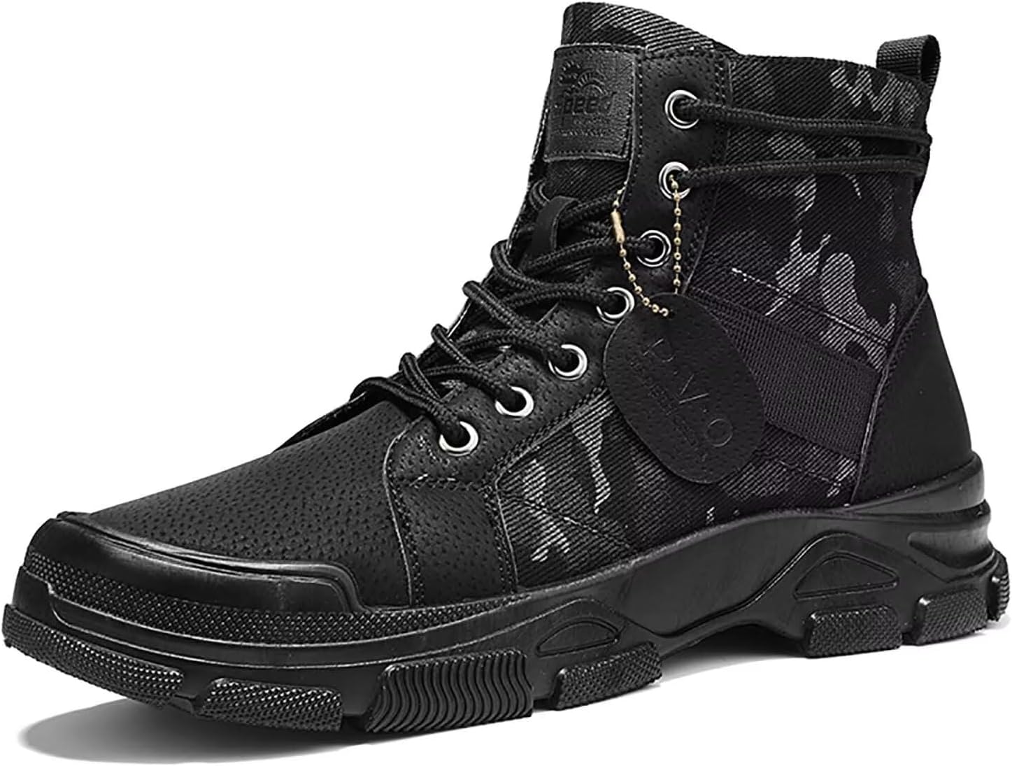 Тактические военные ботинки TERBOFIN для мужчин, комфортные боевые ботинки, легкие камуфляжные ботинки средней высоты из ткани с мягкой подошвой для повседневной работы и прогулок, черный
Тактические военные ботинки TERBOFIN для мужчин, комфортные боевые ботинки, легкие камуфляжные ботинки средней высоты из ткани с мягкой подошвой для повседневной работы и прогулок, черный