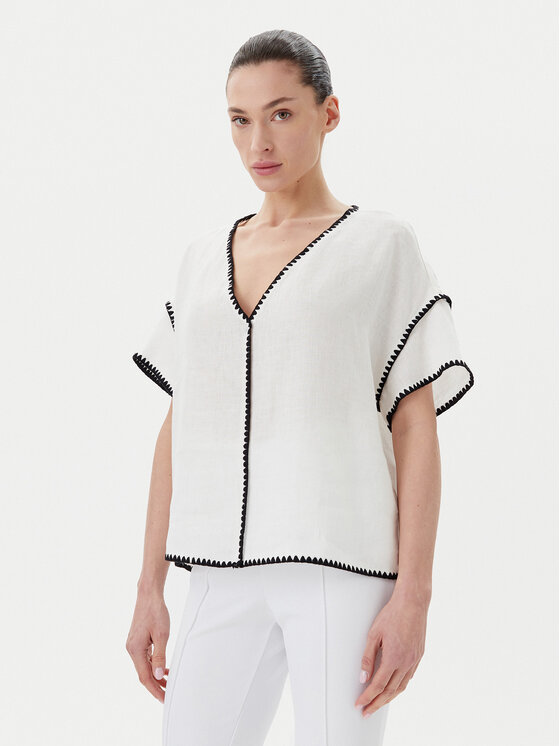 Блузка свободного кроя RP5LE004 Icona, белый
Блузка свободного кроя RP5LE004 Icona, белый