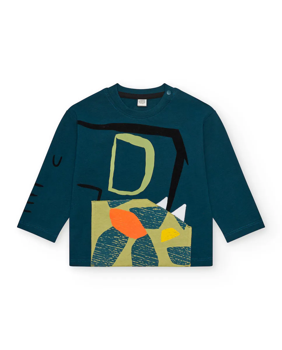 Футболка для мальчика с длинными рукавами и рисунком спереди Tuc tuc, темно-зеленый
Футболка для мальчика с длинными рукавами и рисунком спереди Tuc tuc, темно-зеленый