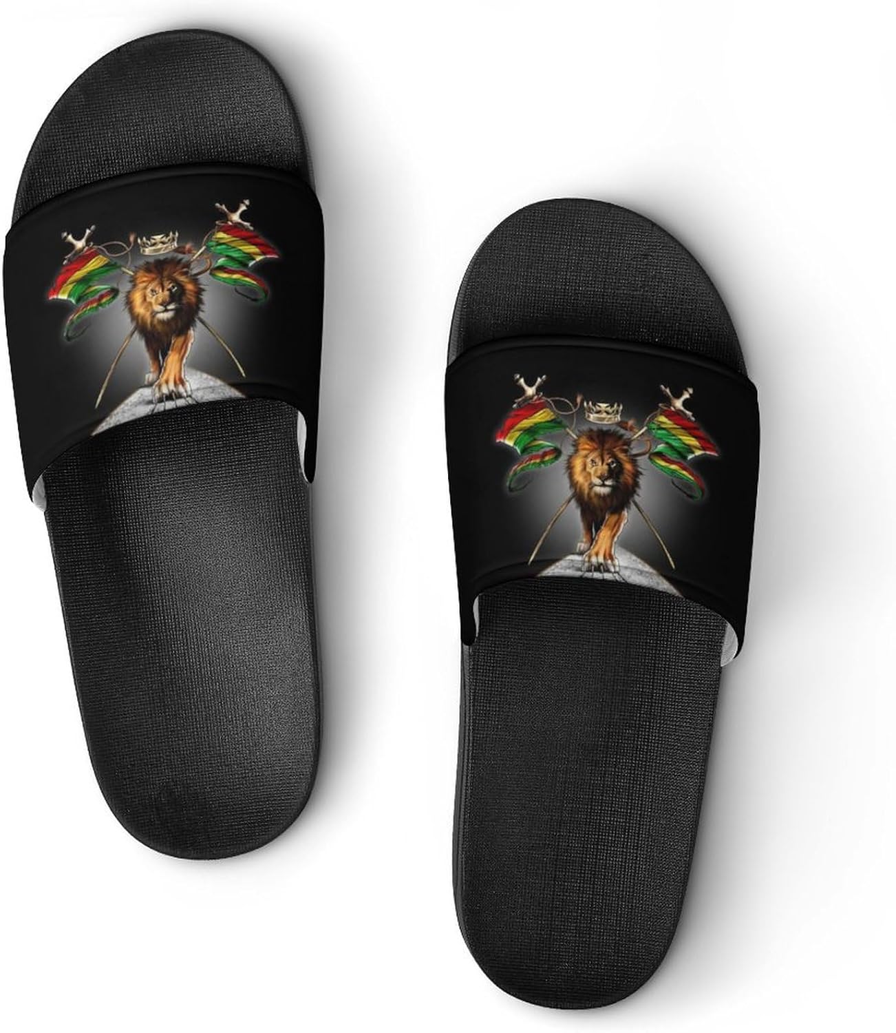 Летние сандалии XNCHDK Lion Flag Reggae Rasta для женщин и мужчин, шлепанцы, тапочки, сланцы, Lion 2
Летние сандалии XNCHDK Lion Flag Reggae Rasta для женщин и мужчин, шлепанцы, тапочки, сланцы, Lion 2