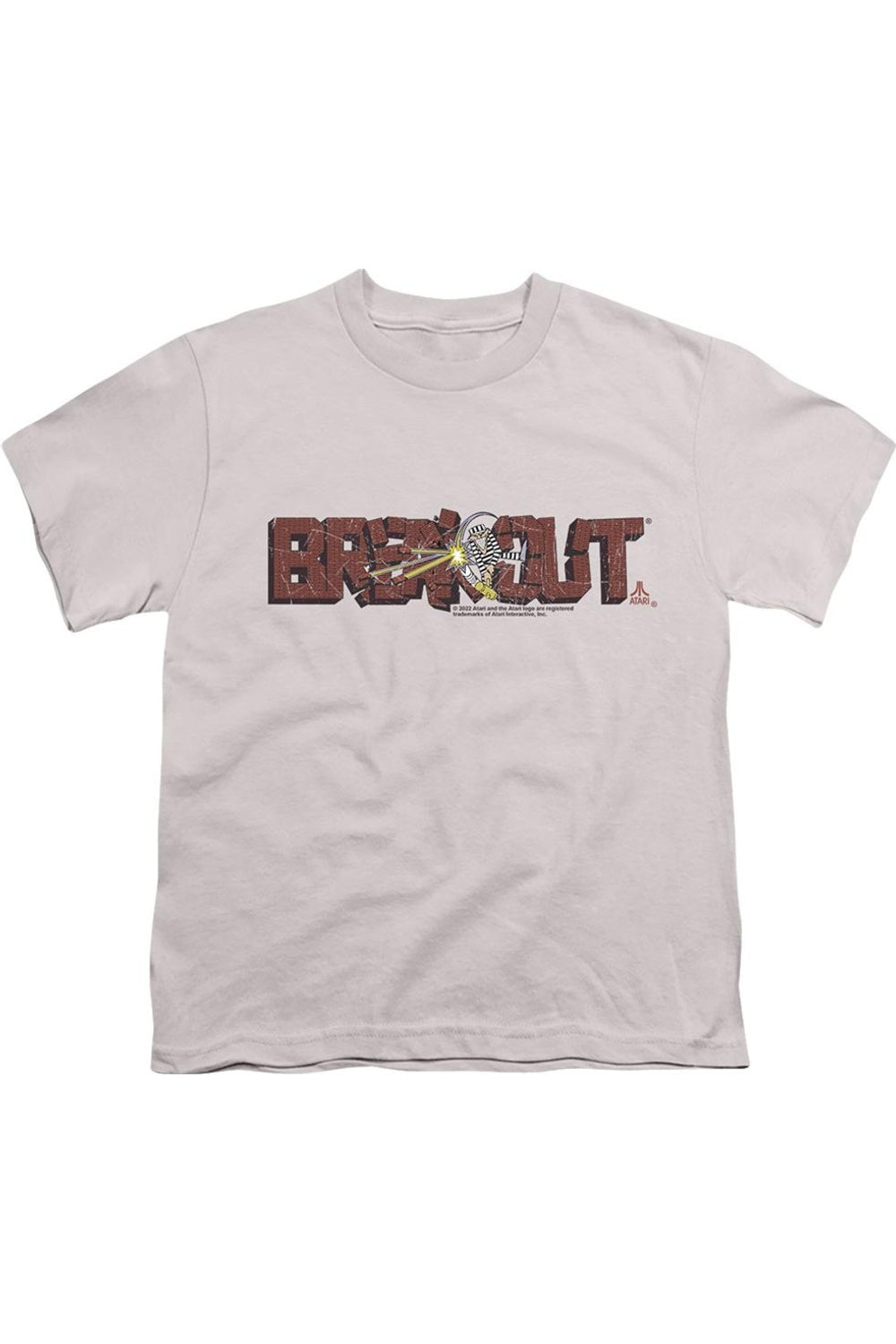 Футболка с коротким рукавом для молодежи Atari Breakout в винтажном стиле Gildan, серебряный
Футболка с коротким рукавом для молодежи Atari Breakout в винтажном стиле Gildan, серебряный