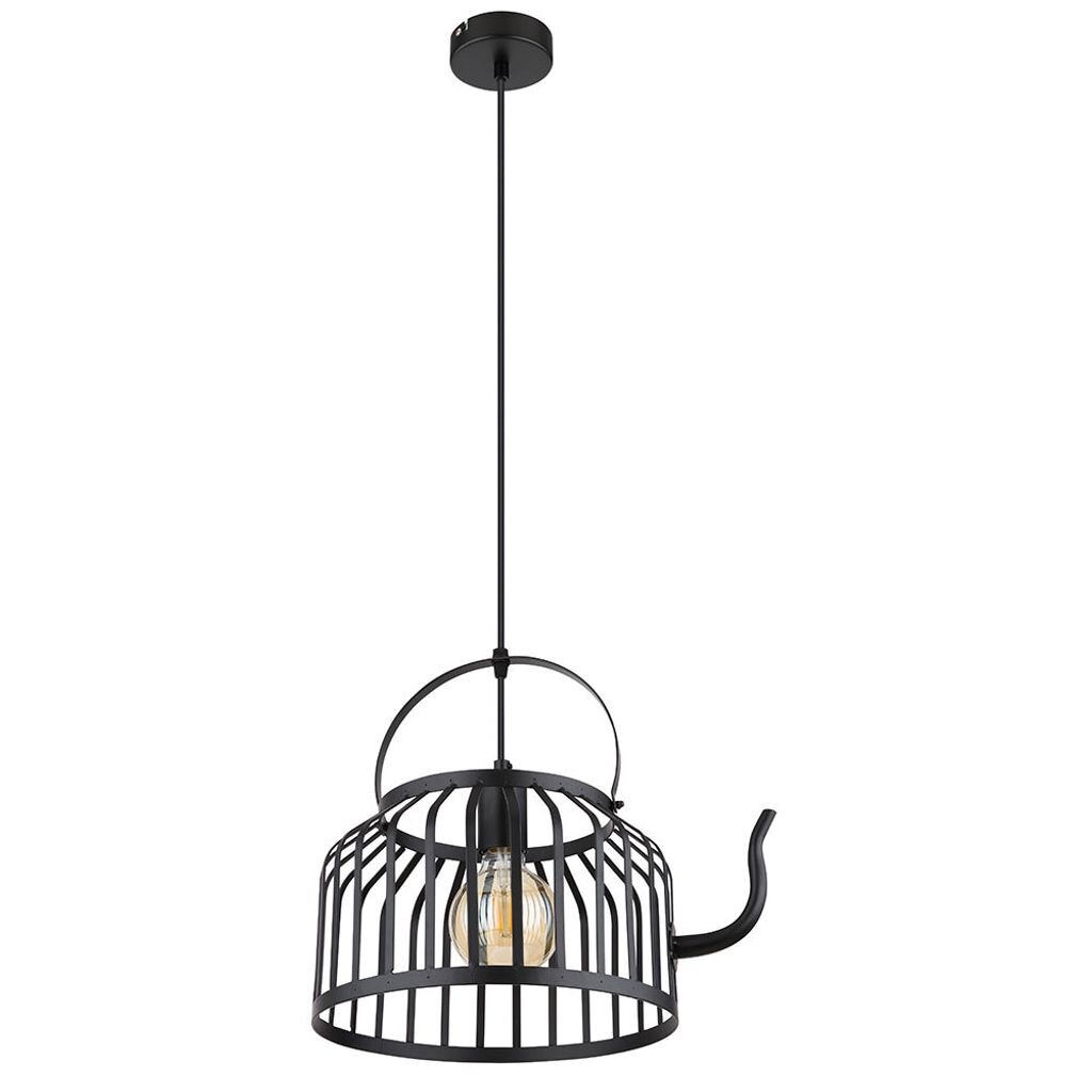 Подвесной светильник, металлический абажур, форма чайника, черный, L 34 см Globo Lighting
Подвесной светильник, металлический абажур, форма чайника, черный, L 34 см Globo Lighting