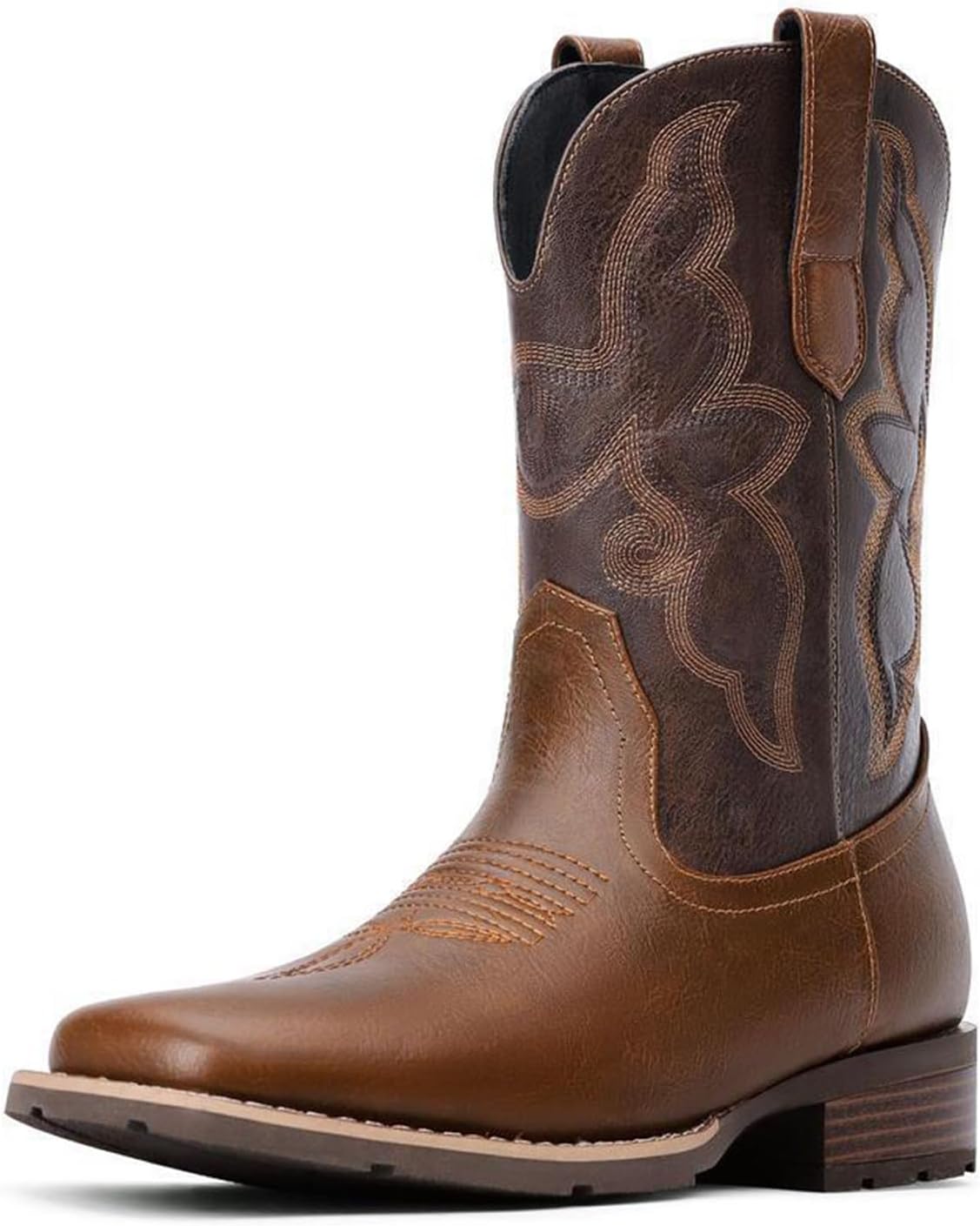 Мужские ковбойские сапоги Классические западные ковбойские сапоги с квадратным носком, вышивкой, квадратным массивным каблуком, сапоги средней длины Generic, Brown-a
Мужские ковбойские сапоги Классические западные ковбойские сапоги с квадратным носком, вышивкой, квадратным массивным каблуком, сапоги средней длины Generic, Brown-a