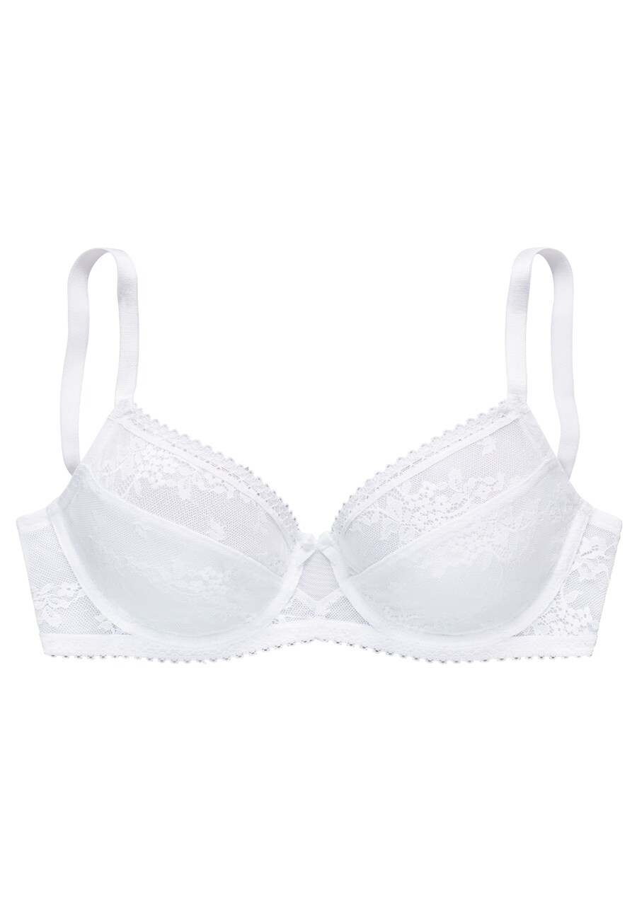 Бюстгальтер-бралетт LASCANA, белый
Бюстгальтер-бралетт LASCANA, белый