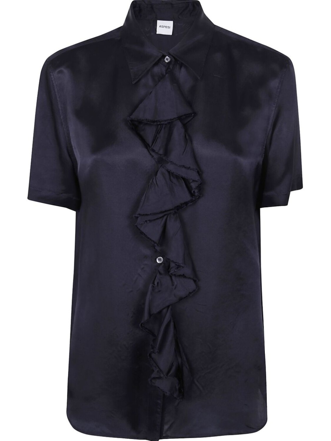 ASPESI блузка с короткими рукавами и оборками, синий
ASPESI блузка с короткими рукавами и оборками, синий