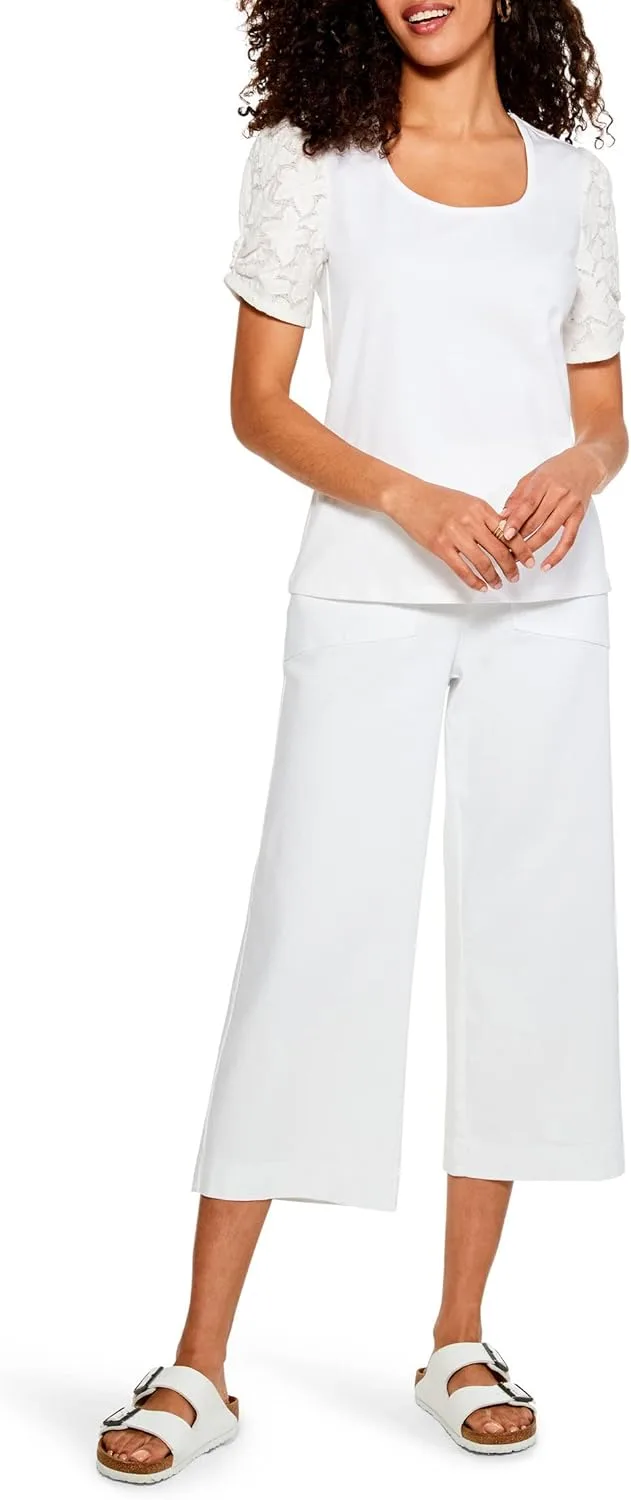 NIC+ZOE футболка с кружевным цветочным принтом
NIC+ZOE футболка с кружевным цветочным принтом