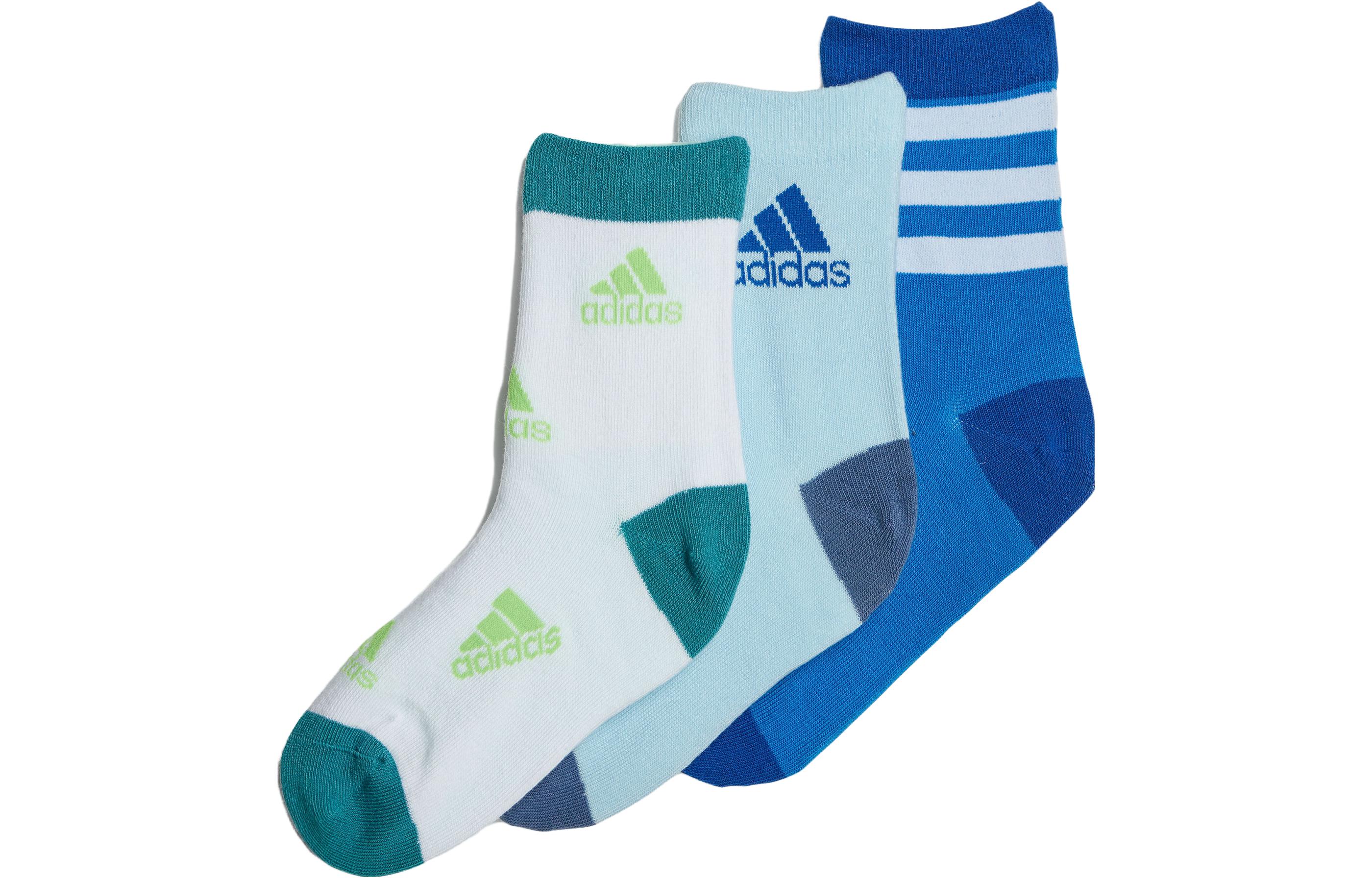 Графические носки 3 пары Детские носочники 3 шт Adidas, 3 пары (Голубые ВВС+Розово-голубые+Белые)
Графические носки 3 пары Детские носочники 3 шт Adidas, 3 пары (Голубые ВВС+Розово-голубые+Белые)