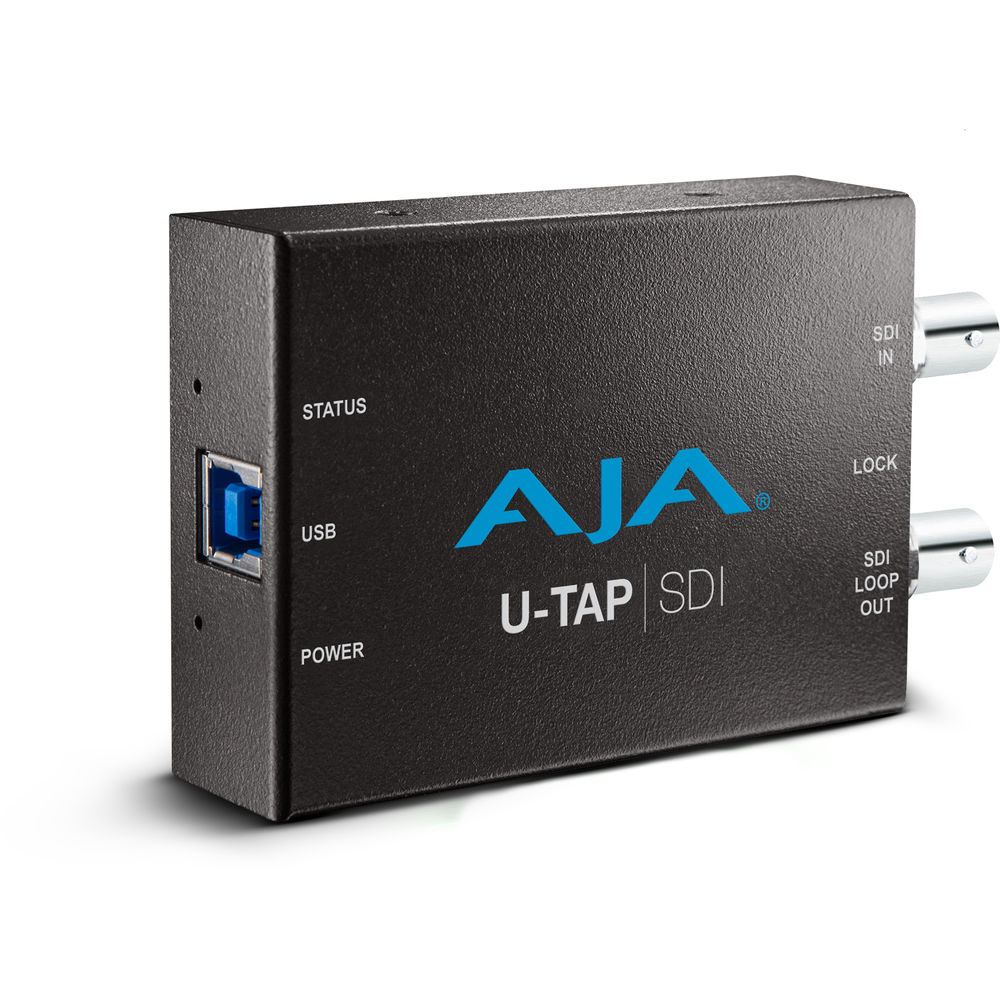 Устройство захвата SDI с питанием от AJA U-TAP USB 3.0 (3.2 Gen 1)
Устройство захвата SDI с питанием от AJA U-TAP USB 3.0 (3.2 Gen 1)