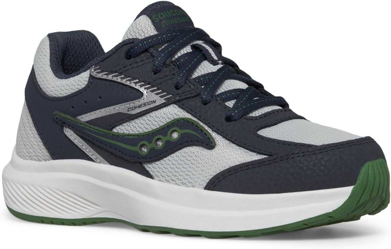 Детские кроссовки Cohesion для мальчиков и девочек Saucony, синий/зеленый/серый/темно-синий
Детские кроссовки Cohesion для мальчиков и девочек Saucony, синий/зеленый/серый/темно-синий