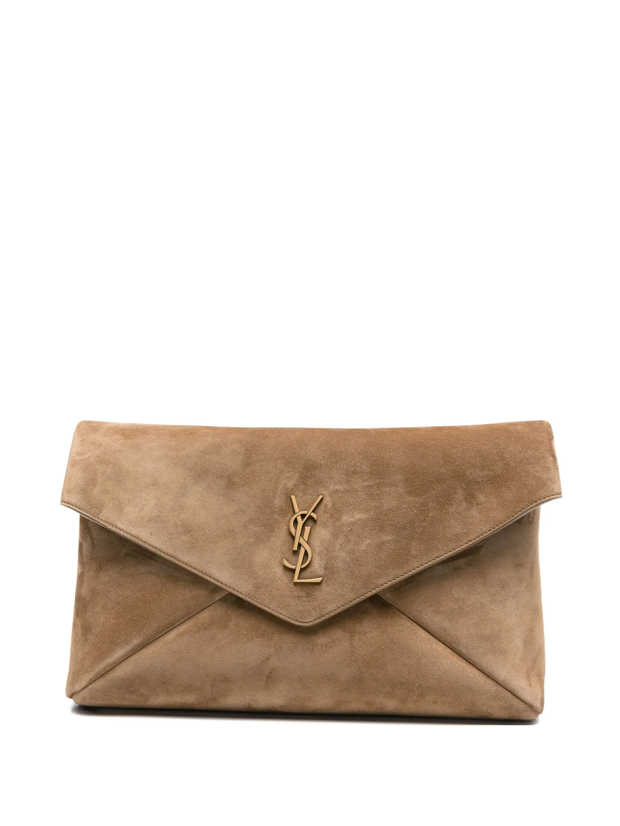 Клатч с логотипом Saint Laurent, бежевый
Клатч с логотипом Saint Laurent, бежевый