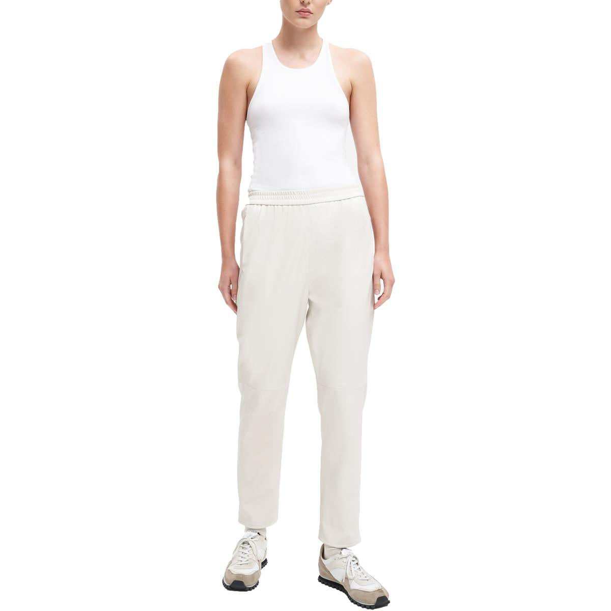 Женские джоггеры с высокой посадкой из искусственной кожи 7 For All Mankind, бежевый
Женские джоггеры с высокой посадкой из искусственной кожи 7 For All Mankind, бежевый