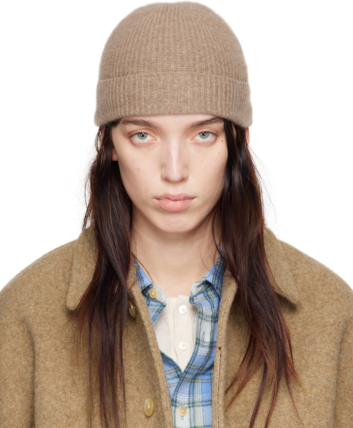 Коричневая шапка в рубчик AURALEE
Коричневая шапка в рубчик AURALEE