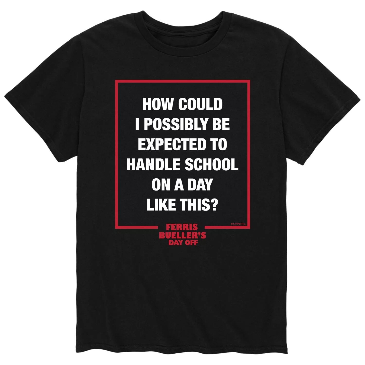 Мужская футболка Ferris Buellers Day Off Licensed Character 
Мужская футболка Ferris Buellers Day Off Licensed Character