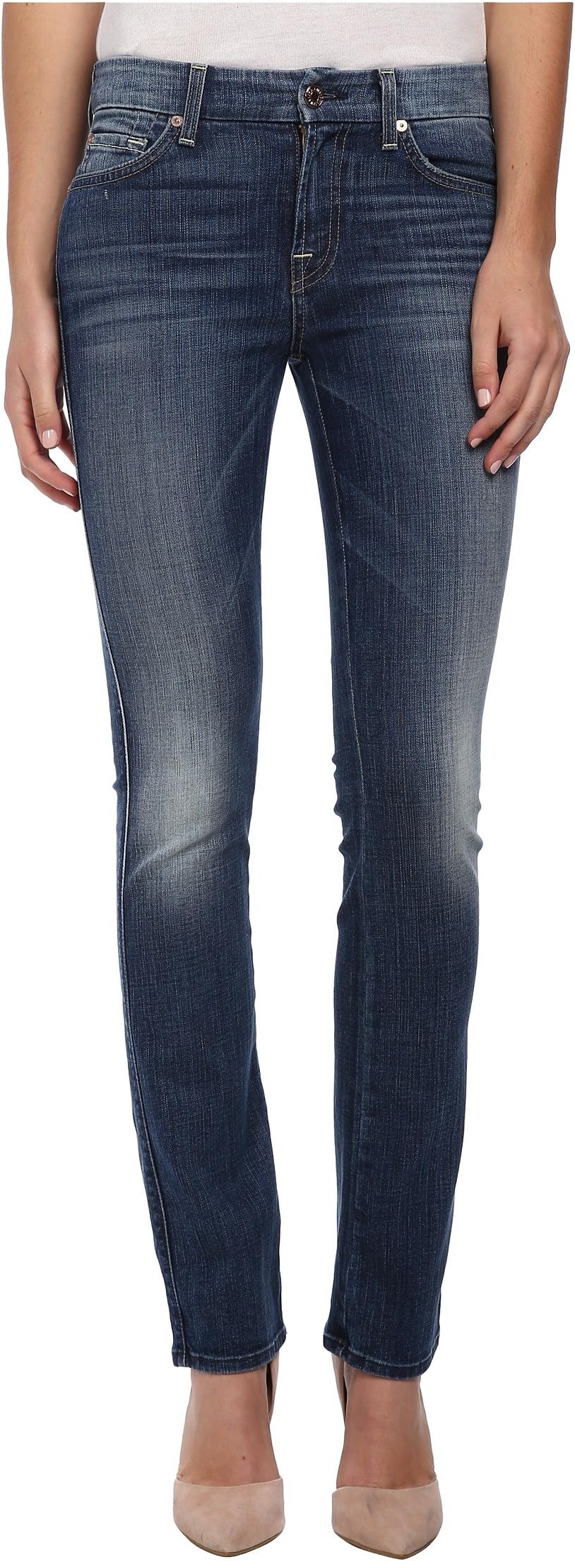 Джинсы 7 For All Mankind Kimmie Straight in Slim Illusion Aggressive Atlas Blue, цвет Slim Illusion Aggressive Atlas Blue 
Джинсы 7 For All Mankind Kimmie Straight in Slim Illusion Aggressive Atlas Blue, цвет Slim Illusion Aggressive Atlas Blue