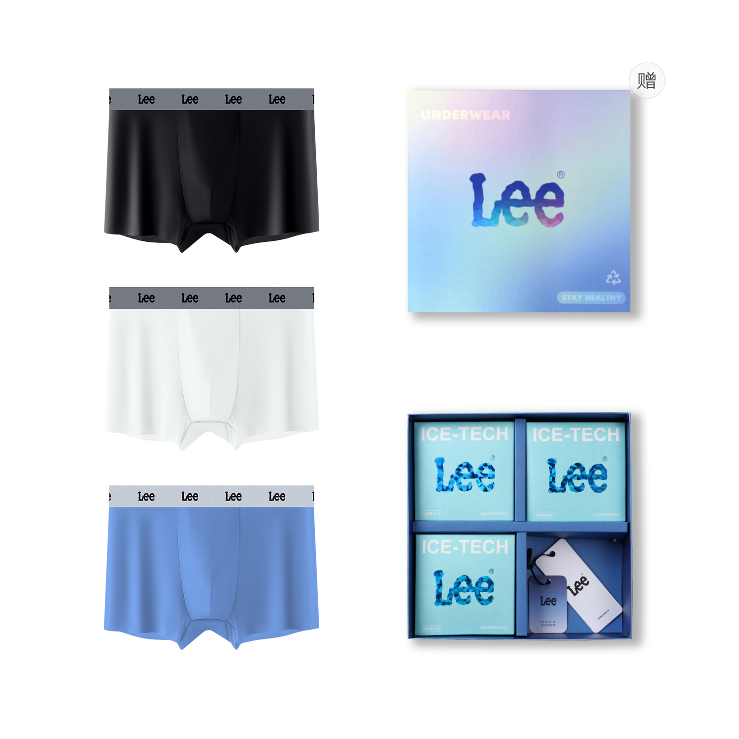 Комплект мужских трусов подарочный набор Lee, синий
Комплект мужских трусов подарочный набор Lee, синий