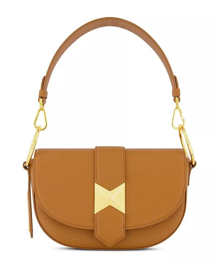 Позолоченная седельная сумка из зернистой кожи с фурнитурой Mac Duggal, черный
Позолоченная седельная сумка из зернистой кожи с фурнитурой Mac Duggal, черный