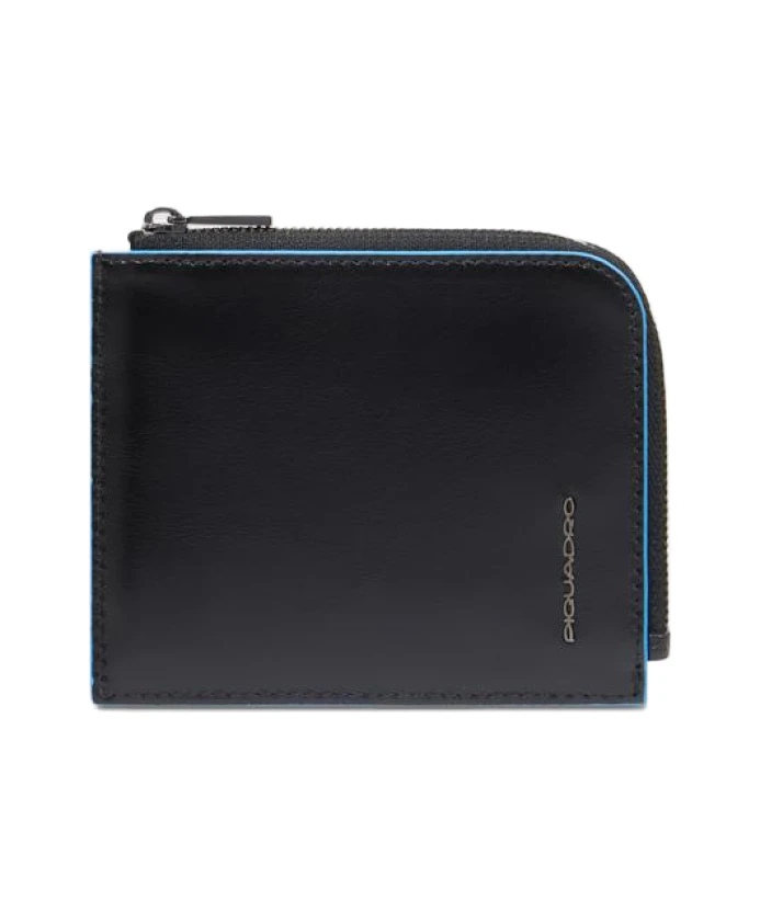 Мужской кожаный кошелек/портмоне с отделением для монет, с защитой от RFID-сканирования. Piquadro, черный
Мужской кожаный кошелек/портмоне с отделением для монет, с защитой от RFID-сканирования. Piquadro, черный
