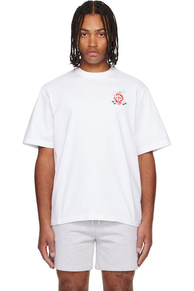 Casablanca Футболка оверсайз с коротким рукавом и цветочным принтом «Стрекоза»
Casablanca Футболка оверсайз с коротким рукавом и цветочным принтом «Стрекоза»