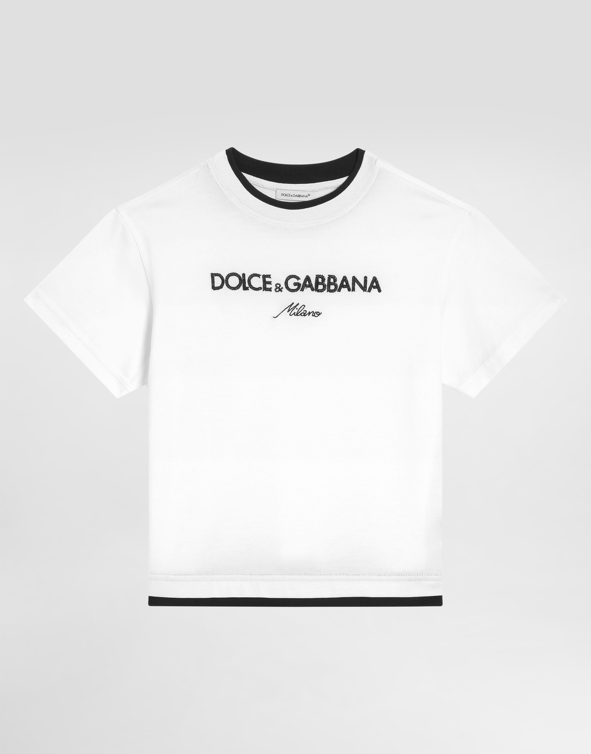 Футболка из джерси с вышивкой Dolce&Gabbana, белый
Футболка из джерси с вышивкой Dolce&Gabbana, белый