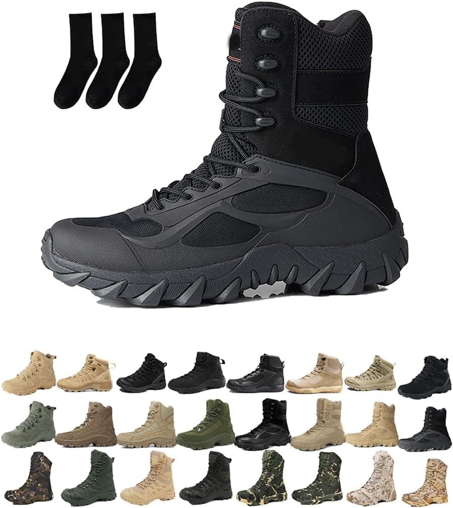 Мужские водонепроницаемые ботинки для улицы с боковой молнией, легкие, с ортопедической поддержкой, антипрокольные, для работы на открытом воздухе, кемпинга и работы Generic, черный
Мужские водонепроницаемые ботинки для улицы с боковой молнией, легкие, с ортопедической поддержкой, антипрокольные, для работы на открытом воздухе, кемпинга и работы Generic, черный