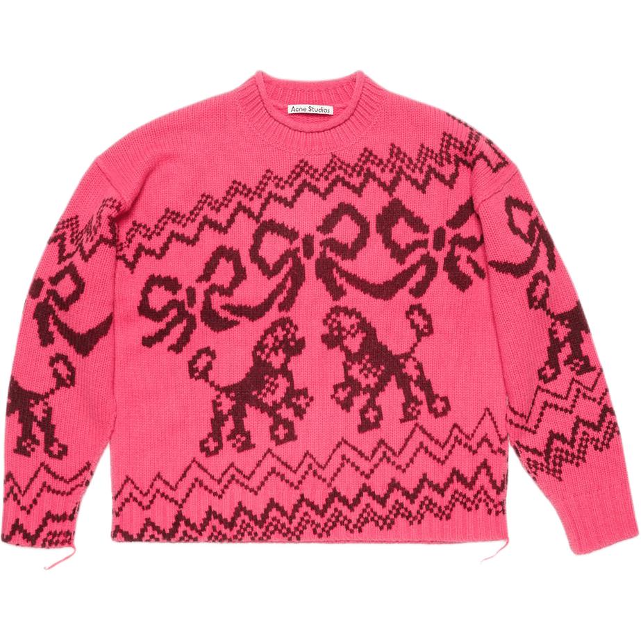 Джемпер жаккард Acne Studios, розовый/красный
Джемпер жаккард Acne Studios, розовый/красный