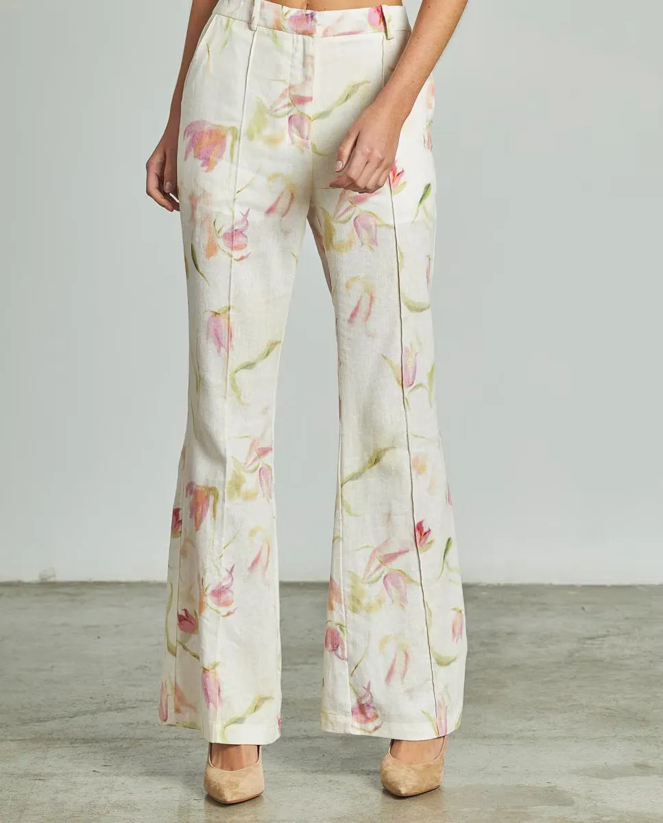 Женские прямые брюки с принтом, высокая посадка, металлизированная деталь Alma en Pena, белый
Женские прямые брюки с принтом, высокая посадка, металлизированная деталь Alma en Pena, белый