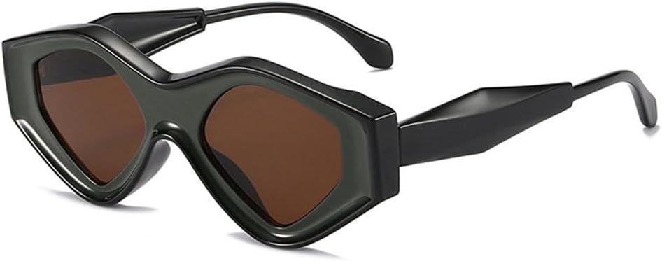 Винтажные солнцезащитные очки Polygon для женщин, модные разноцветные двухцветные солнцезащитные очки для мужчин, нестандартной формы, защита от ультрафиолета UV400 TYUVIVO, C2blakc-brown
Винтажные солнцезащитные очки Polygon для женщин, модные разноцветные двухцветные солнцезащитные очки для мужчин, нестандартной формы, защита от ультрафиолета UV400 TYUVIVO, C2blakc-brown