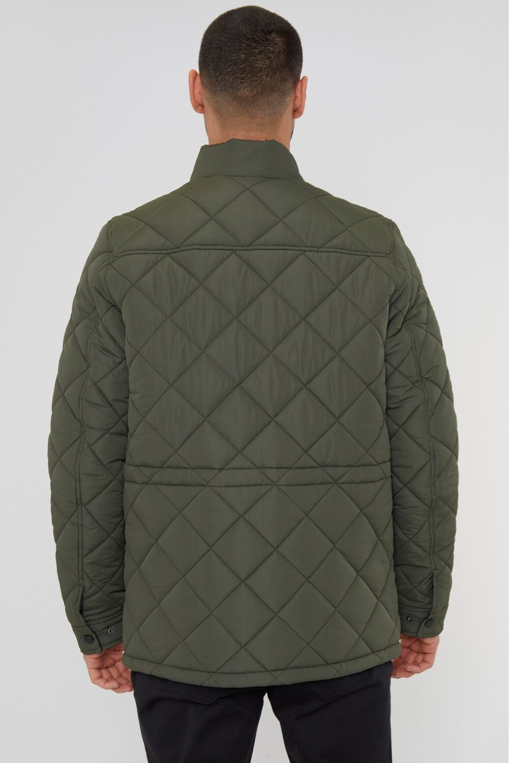 Непромокаемая стеганая куртка с ромбами Threadbare, хаки
Непромокаемая стеганая куртка с ромбами Threadbare, хаки