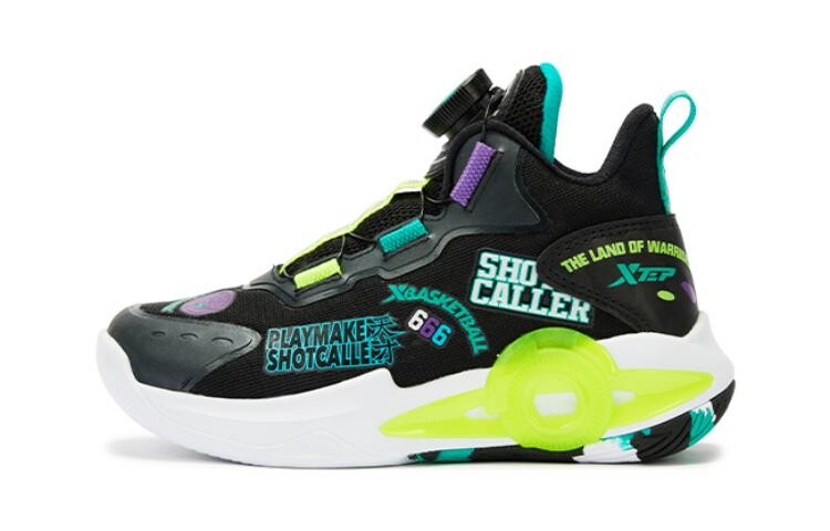 Детские баскетбольные кроссовки PS Mid-top черные/зеленые Xtep
Детские баскетбольные кроссовки PS Mid-top черные/зеленые Xtep