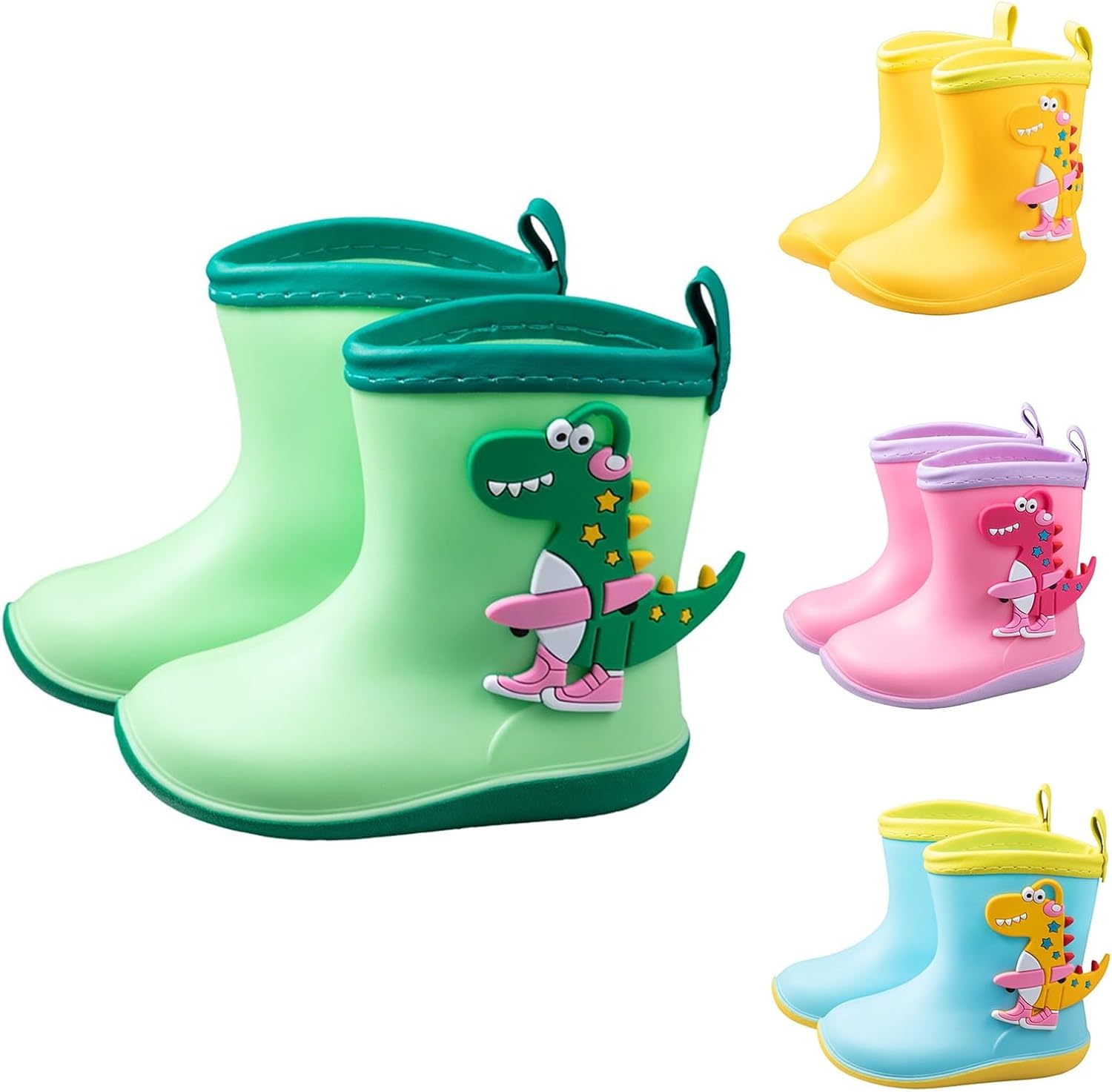 Детские резиновые дождевые сапоги для малышей, противоскользящие водонепроницаемые ботинки с мультяшным динозавром для девочек и мальчиков Generic, розовый
Детские резиновые дождевые сапоги для малышей, противоскользящие водонепроницаемые ботинки с мультяшным динозавром для девочек и мальчиков Generic, розовый