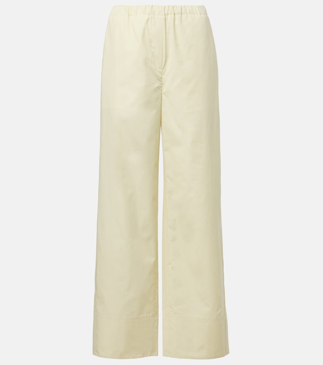 Хлопковые поплиновые брюки с широкими штанинами Toteme, Straw
Хлопковые поплиновые брюки с широкими штанинами Toteme, Straw