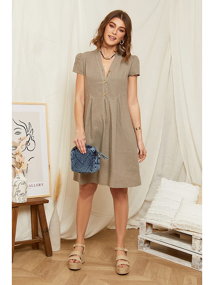 Короткое платье Rodier Lin, серо-коричневый
Короткое платье Rodier Lin, серо-коричневый