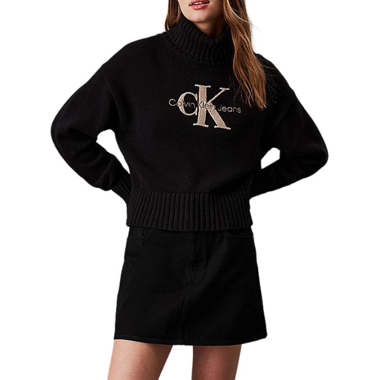 Джемпер с вышитым логотипом Calvin Klein, черный
Джемпер с вышитым логотипом Calvin Klein, черный