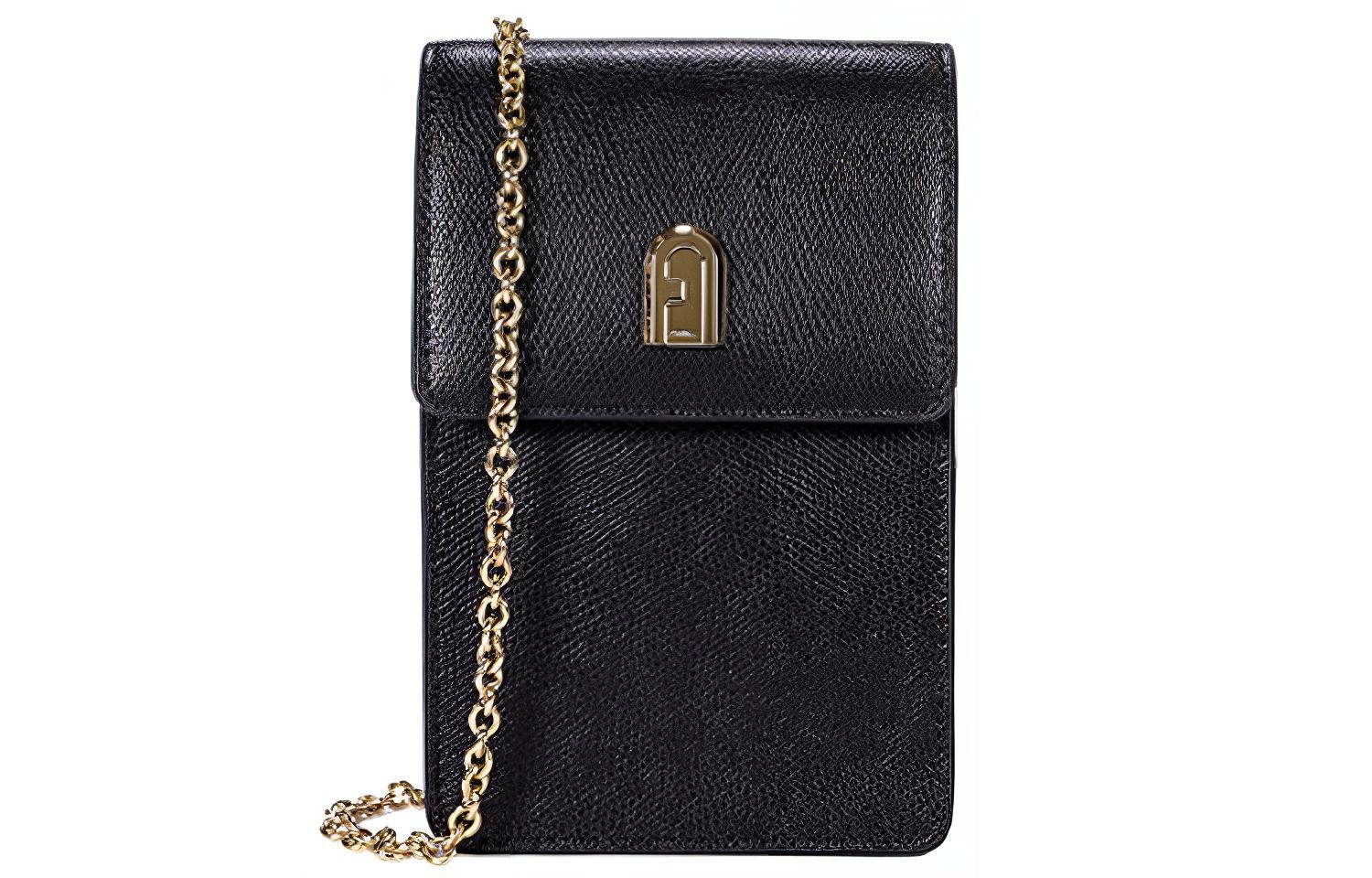 Furla Миниатюрная черная женская сумка через плечо из натуральной кожи
Furla Миниатюрная черная женская сумка через плечо из натуральной кожи