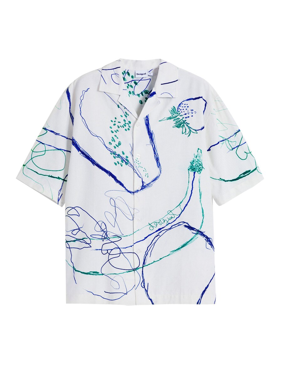 Рубашка на пуговицах Comfort fit Desigual, белый
Рубашка на пуговицах Comfort fit Desigual, белый