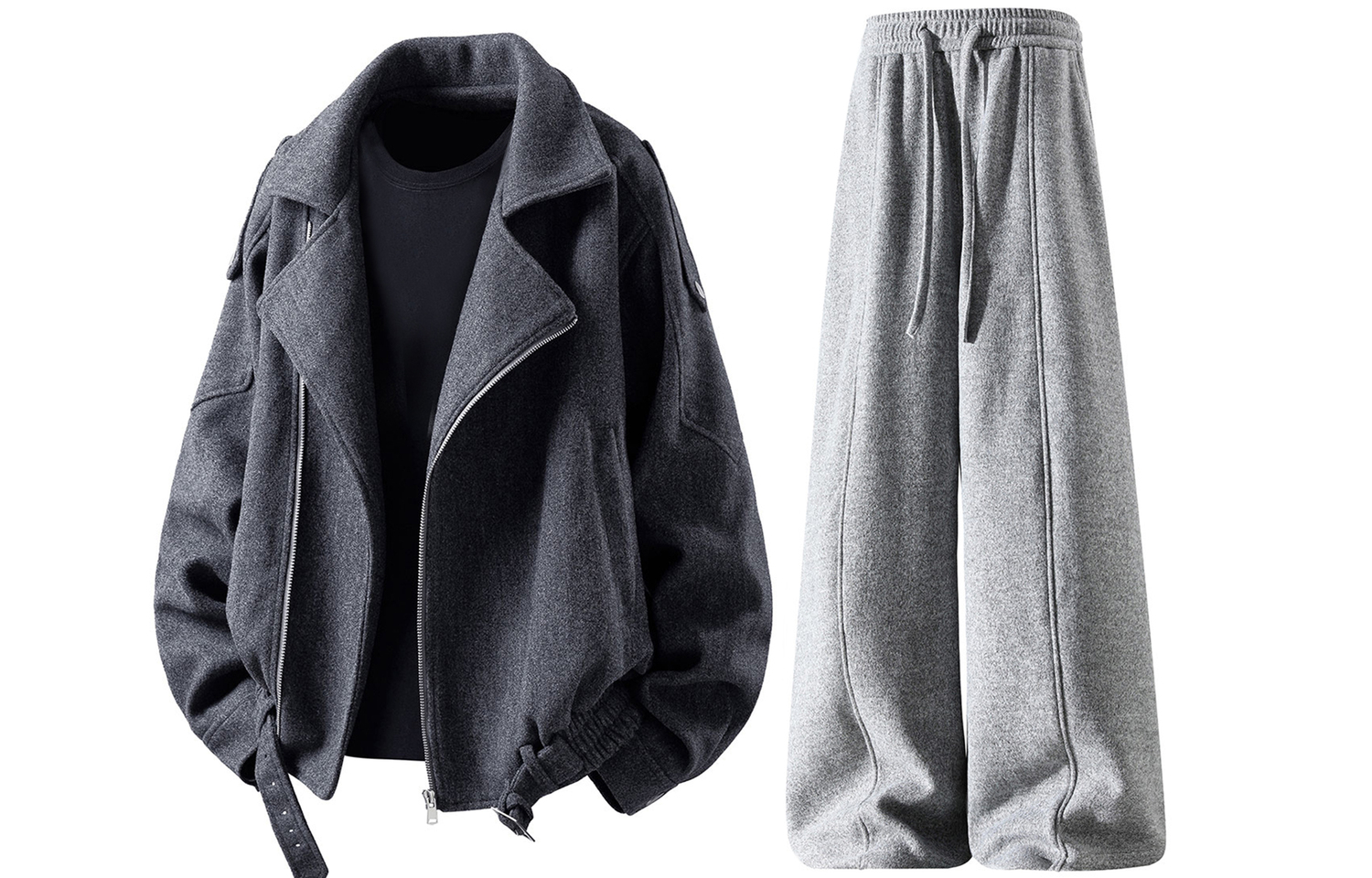 Повседневная спортивная одежда Unisex с лацканом Lapel Moderate X1617, черный top+темно-серый pants
Повседневная спортивная одежда Unisex с лацканом Lapel Moderate X1617, черный top+темно-серый pants